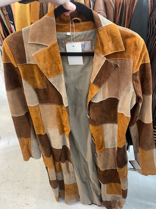 Wilsons Leather Jackets & Blazers - Vintage Wilsons Leather Patchwork Suede Jacket 90s